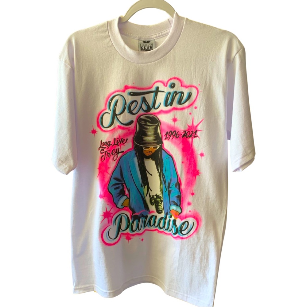 NWOT LARRY JUNE X MIDNIGHT RIP TREY SHIRT